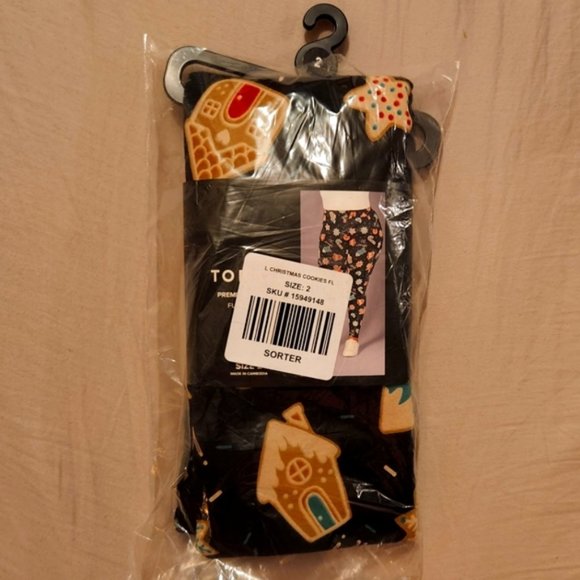 ❤️NWT VINTAGE TORRID LEGGING - CHRISTMAS PRINT COOKIE - FULL LENGTH - PLUS SIZE - Picture 5 of 11